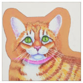 Tabby-Katze mit Tanzmäuse Kissen Stoff (Muster)