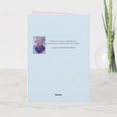 Tabby Katze Niedlich Katzen Rosa Kunst Zeichnend G Karte (Rückseite)