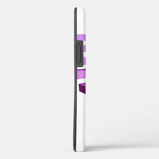 Tabby Katze und Pflanze auf Treppen Case-Mate iPhone Hülle (Rückseite / Rechts)