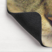 Tabby-Katzen-Gesichts-nahes hohes Mousepad (Ecke)