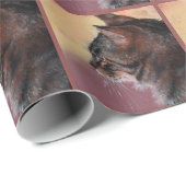 Tabby-Katzen-Packpapier Geschenkpapier (Rolleneckpunkt)