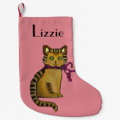 Tabby-Katzen-WeihnachtsStrumpf Kleiner Weihnachtsstrumpf (Vorderseite)