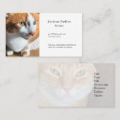 Tabby-Katzenschluss Visitenkarte (Vorne/Hinten)