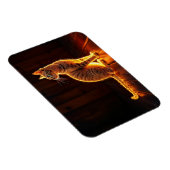 Tabby Katzenwärme Licht Tier glühende Aura Magnet (Rechte Seite)