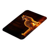 Tabby Katzenwärme Licht Tier glühende Aura Magnet (Linke Seite)