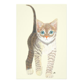 Tabby Kitten 24x36 Poster