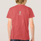 Tabby Kitten Baby Girl's Tri-Blend Tri-Blend Shirt (Rückseite)