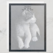 Tabby Kitten Briefkopf (Vorne/Hinten)