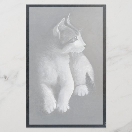 Tabby Kitten Briefpapier (Vorderseite)