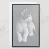 Tabby Kitten Briefpapier (Vorne/Hinten)