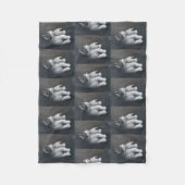 Tabby Kitten Fleecedecke (Vorderseite)