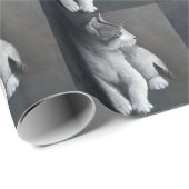 Tabby Kitten Geschenkpapier (Rolleneckpunkt)