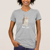 Tabby Kitten Grey Women's T-Shirt (Vorderseite)