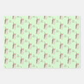 Tabby Kitten individuell anpassbare Verpackungsfol Geschenkpapier Set (Vorderseite 3)