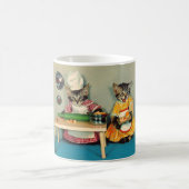 Tabby Kitten Koch und Tabby Kitten Assistentin Kaffeetasse (Mittel)