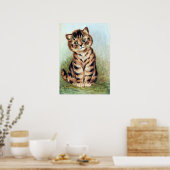 Tabby Kitten, Louis Wain Poster (Küche)