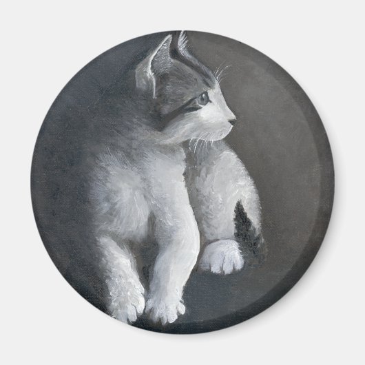Tabby Kitten Magnet (Vorne)