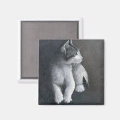 Tabby Kitten Magnet (Vorderseite/Rückseite)