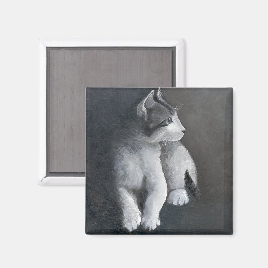 Tabby Kitten Magnet (Vorderseite/Rückseite)