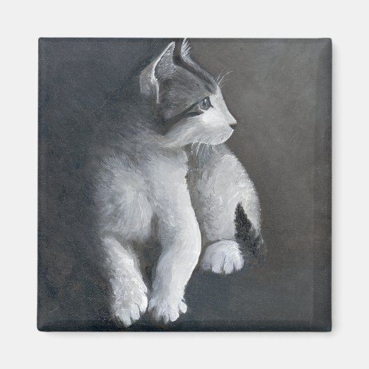 Tabby Kitten Magnet (Vorne)