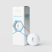 Tabby Kitten mit Text-Golf-Balls Golfball (Verpackung)