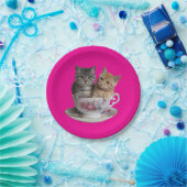 Tabby Kitten Paper Plate Pappteller (Party)