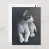 Tabby Kitten Postkarte (Vorne/Hinten)