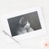 Tabby Kitten Rechteckiger Aufkleber (Umschlag)