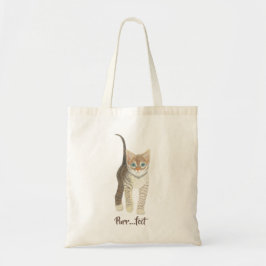 Tabby Kitten Tote Bag Tragetasche
