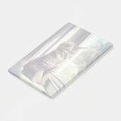 Tabby Kitten Watching Post-it Klebezettel (angewinkelt)