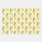 Tabby Kitten Wrapping Paper Sheets Personalize Geschenkpapier Set (Vorderseite 2)