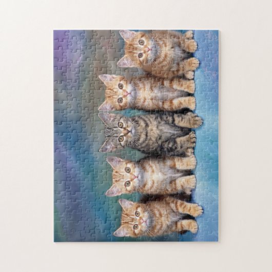 Tabby Kittens x Five Puzzle (Vertikal)