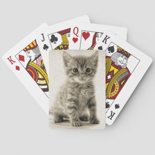 Tabby Kitty Spielkarten (Rückseite)