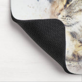Tabby-Liebe | ABSTRAKT | Wasserfarbe Mousepad (Ecke)