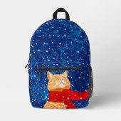 Tabby Lieben Snow Bedruckter Rucksack (Vorderseite)