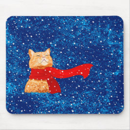 Tabby Lieben Snow Mousepad