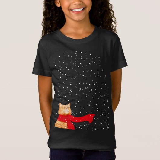 Tabby Lieben Snow T-Shirt (Vorderseite)