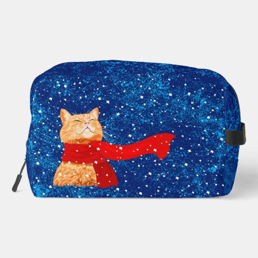 Tabby Lieben Snow Waschbeutel (Rückseite)