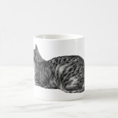 Tabby Loaf, weiche Textur Kaffeetasse (Mittel)