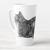 Tabby Loaf, weiche Textur Milchtasse (Linke Ecke)