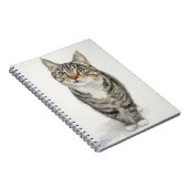 Tabby Muse Spiral Notebook Notizblock (Rechte Seite)
