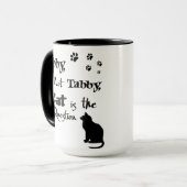 Tabby oder nicht tasse (Vorderseite Links)