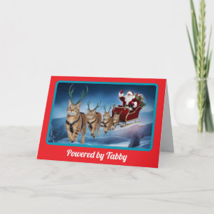Tabby Reindeer Karte