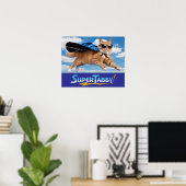 Tabby Superhero Poster (Heimbüro)