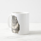 Tabby 'Tude "NICHT HEUTE!" Kaffeetasse (Vorderseite Links)