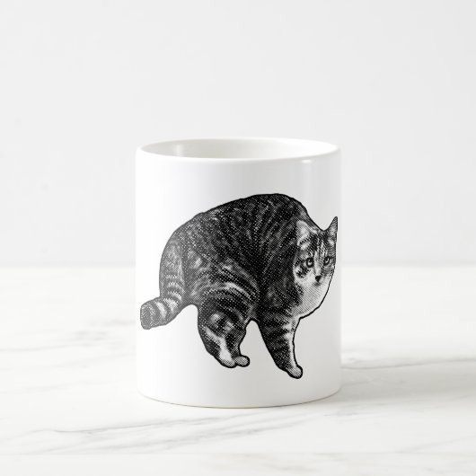 Tabby Under Snowlight Glow Kaffeetasse (Mittel)
