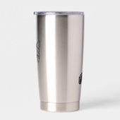 Tabby Under Snowlight Glow Thermobecher (Rechts)