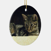 Tabby-Verzierung Keramik Ornament (Rechts)