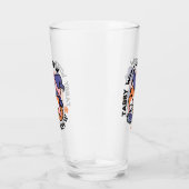 Tabby Witch Brew – Cute Halloween Cat Design Glas (Rechts)