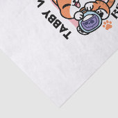 Tabby Witch Brew – Cute Halloween Cat Design Seidenpapier (Ausschnitt)